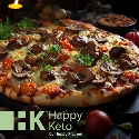 Pizza vegetariana personal KETO (FASE-1)